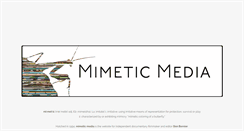 Desktop Screenshot of mimeticmedia.com