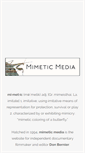 Mobile Screenshot of mimeticmedia.com